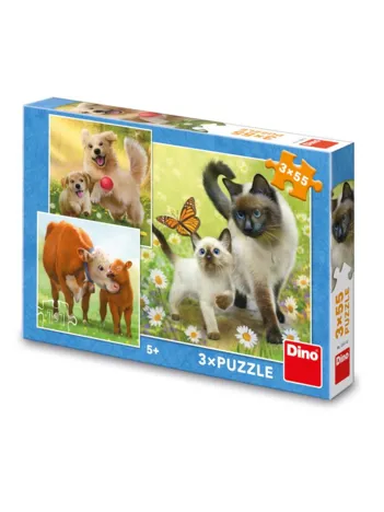 Produit 3 Puzzles - Famille Image