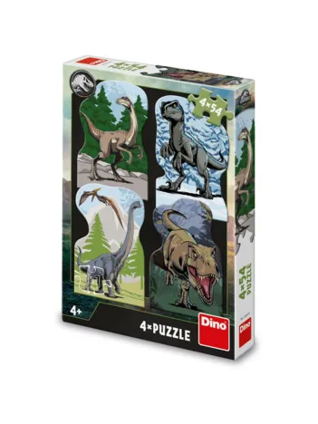 Produit 4 Puzzles - Jurassic World Image