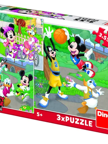 Produit 3 Puzzles - Mickey Image