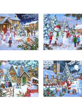 Produit 4 Puzzles - Let It Snow Image