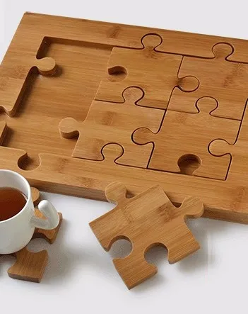 Produit Dessous de Plat et 6 Dessous de Verre - Bamboo Image