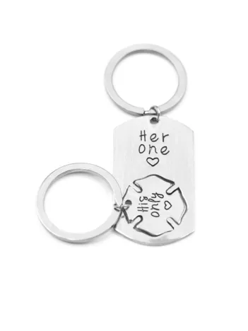 Produit 2 Porte-clés - His Only - Her One Image
