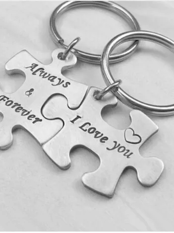 Produit 2 Porte-clés - Always & Forever / I Love You Image