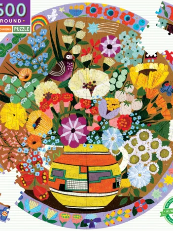 Produit Purple Bird And Flowers Image