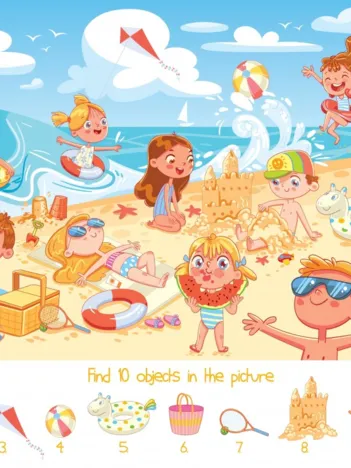 Produit Search and Find - The Beach Image