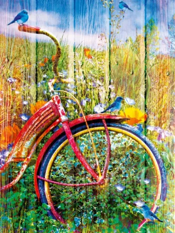 Produit Bluebirds on a Bicycle Image