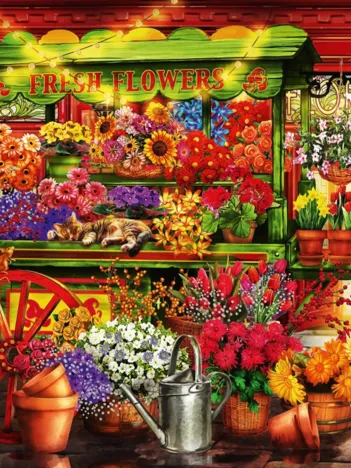 Produit Flower Market Stall Image