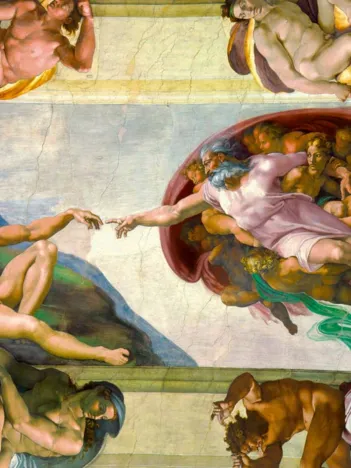 Produit Michelangelo - The Creation of Adam, 1511 Image