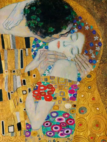Produit Gustave Klimt - The Kiss (detail), 1908 Image
