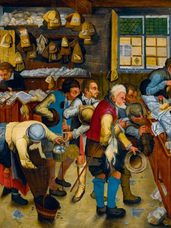 Produit Pieter Brueghel the Younger - The Tax-collector's Office, 1615 Image