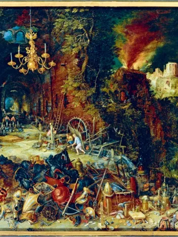 Produit Jan Brueghel the Elder - Allegory of Fire, 1608 Image