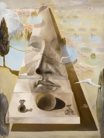 Produit Salvador Dalí - Apparition of the Visage of Aphrodite of Cnidos in a Landscape, c. 1981 Image