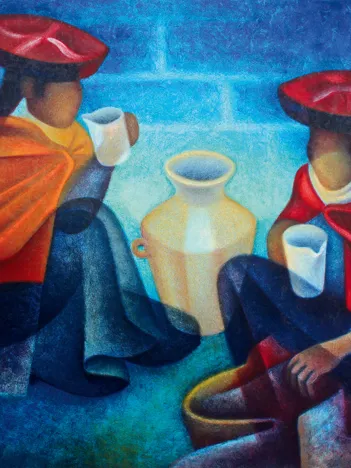 Produit Louis Toffoli - Les Marchandes (Pérou), 1975 Image