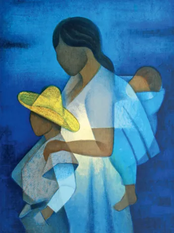 Produit Louis Toffoli - La Mère et les Enfants, 1973 Image