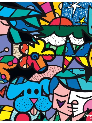 Produit Romero Britto - Britto Garden Image