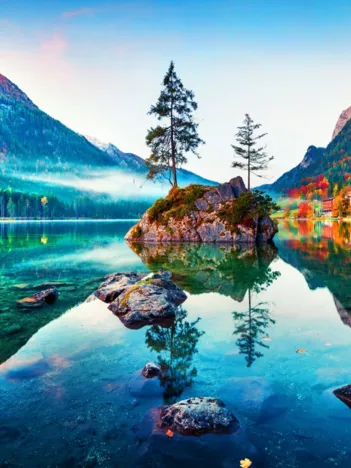 Produit Hintersee Lake, Germany Image