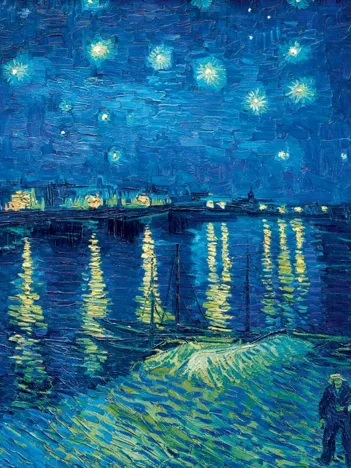Produit Vincent Van Gogh - Starry Night over the Rhône, 1888 Image