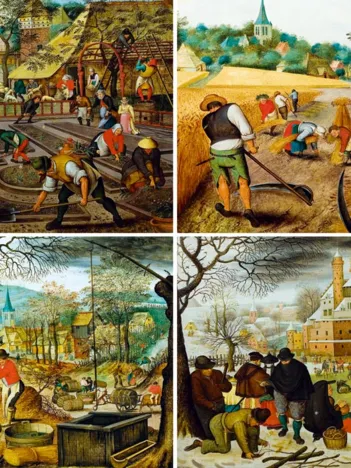 Produit Pieter Brueghel the Younger - The Four Seasons Image