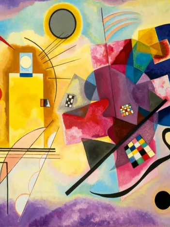 Produit Kandinsky - Jaune, Rouge, Bleu, 1925 Image