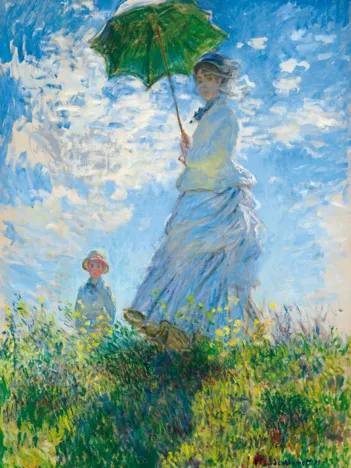 Produit Claude Monet - Woman with a Parasol - Madame Monet and Her Son Image
