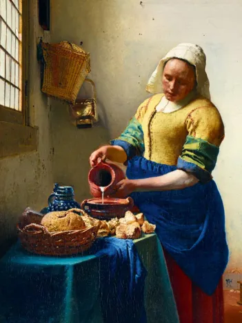 Produit Vermeer- The Milkmaid, 1658 Image