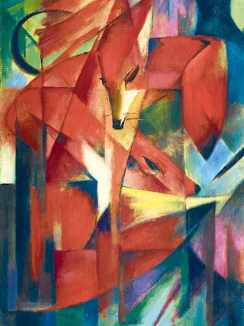 Produit Franz Marc - The Foxes, 1913 Image