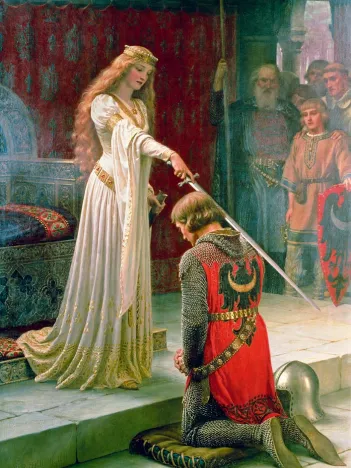 Produit Edmund Blair Leighton - The Accolade, 1901 Image