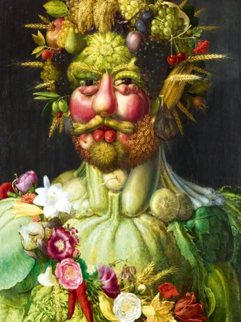 Produit Arcimboldo - Rudolf II of Habsburg as Vertumnus, 1590 Image