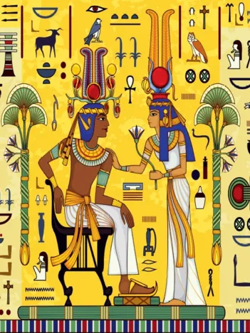 Produit Egyptian Hieroglyph Image