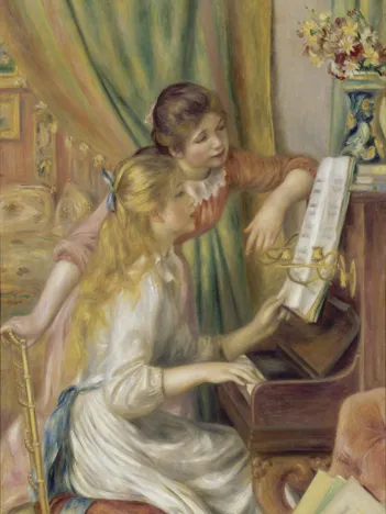 Produit Auguste Renoir - Young Girls at the Piano, 1892 Image