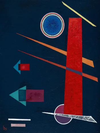 Produit Vassily Kandinsky - Powerful Red, 1928 Image