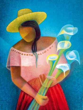 Produit Louis Toffoli - La Femme aux Arums, 1985 Image