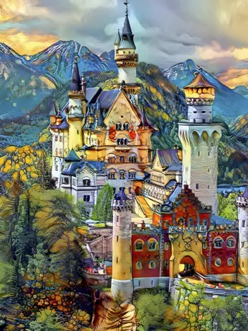 Produit Château de Neuschwanstein, Allemagne Image