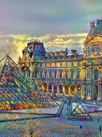 Produit Musée du Louvre, Paris, France Image