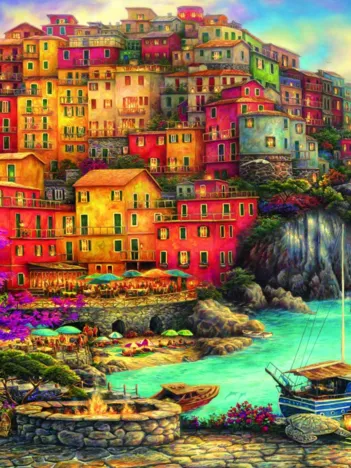 Produit Chuck Pinson - A Beautiful Day at Cinque Terre Image