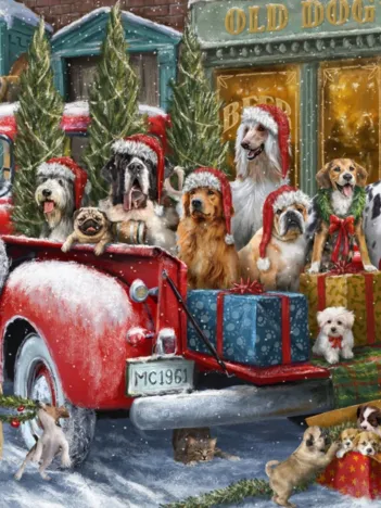 Produit Dogs on Truck Image