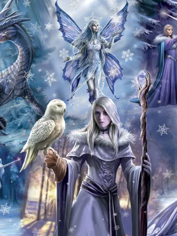 Produit Anne Stokes - Winter Fantasy Image
