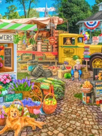 Produit Farmers Market Spring Summer Season Image