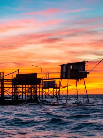 Produit Coucher de Soleil sur Carrelets Image