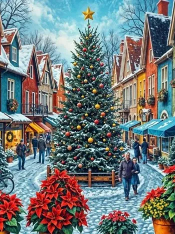 Produit Shopping  de Noël sur la Place Image