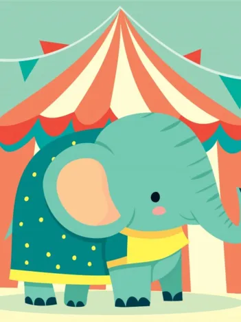 Produit L'Eléphant Fait son Cirque Image