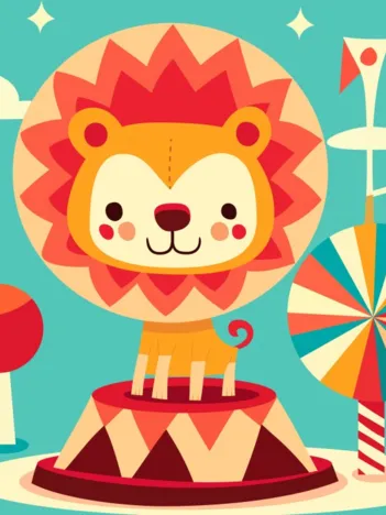 Produit Le Lionceau Fait son Cirque Image