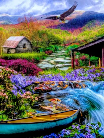 Produit Heaven on Earth in the Mountains Image