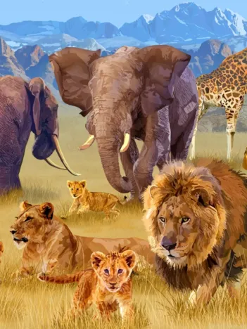 Produit Savannah Animals Image