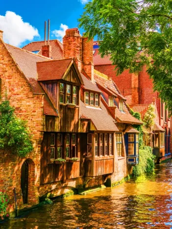 Produit Bruges Old Town, Belgium Image