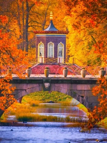 Produit Park of Pushkin, Russia Image