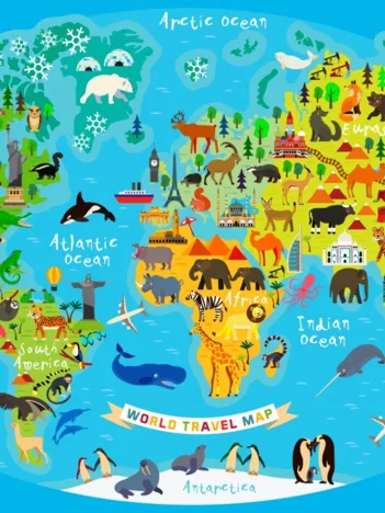 Produit World Travel Map Image