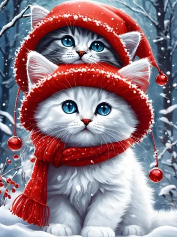 Produit Kitties in the Winter Image