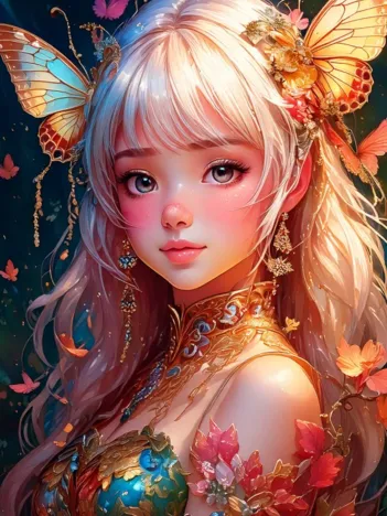 Produit La Fille aux Papillons Image