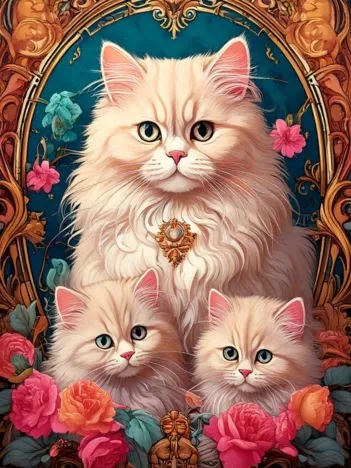 Produit Trio de Chats Image